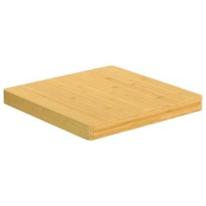 vidaXL Blat de masă, 60x60x4 cm, bambus imagine
