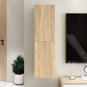 vidaXL Comodă TV, stejar Sonoma, 30, 5x30x110 cm, lemn prelucrat imagine