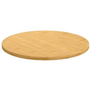 vidaXL Blat de masă, Ø50x1, 5 cm, bambus imagine