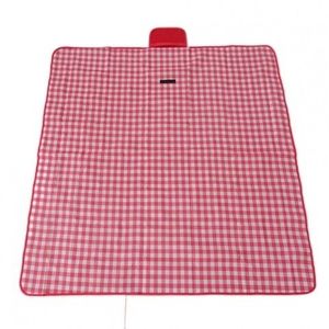 Patura pentru picnic Red Plaid, Heinner, 145x200 cm, poliester, rosu/alb imagine