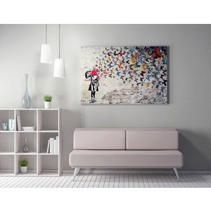 Tablou decorativ, WY51 (70 x 100), 50% bumbac / 50% poliester, Canvas imprimat, Multicolor imagine