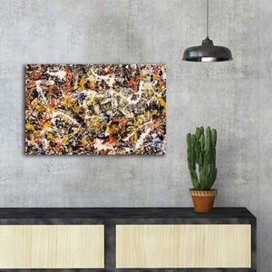 Tablou decorativ, FAMOUSART-050, Canvas, Dimensiune: 45 x 70 cm, Multicolor imagine