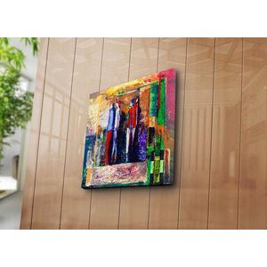 Tablou decorativ, 4545K-103, Canvas, Dimensiune: 45 x 45 cm, Multicolor imagine