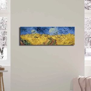 Tablou decorativ, FAMOUSART-05, Canvas, 30 x 90 cm, Multicolor imagine