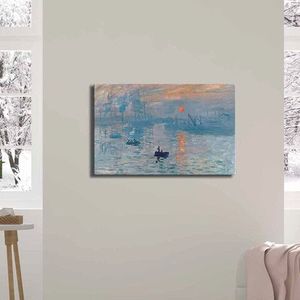 Tablou decorativ, FAMOUSART-07, Canvas, Dimensiune: 45 x 70 cm, Multicolor imagine
