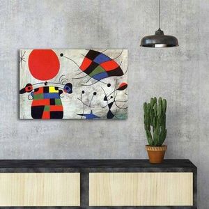 Tablou decorativ, FAMOUSART-078, Canvas, Dimensiune: 45 x 70 cm, Multicolor imagine