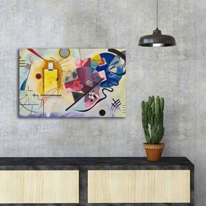 Tablou decorativ, FAMOUSART-117, Canvas, Dimensiune: 45 x 70 cm, Multicolor imagine