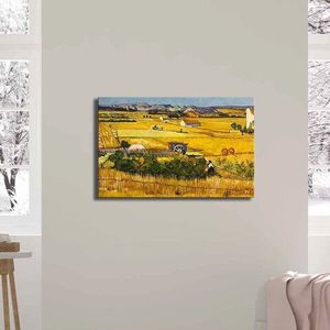 Tablou decorativ, FAMOUSART-12, Canvas, Dimensiune: 45 x 70 cm, Multicolor imagine