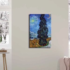 Tablou decorativ, FAMOUSART-14, Canvas, Dimensiune: 45 x 70 cm, Multicolor imagine