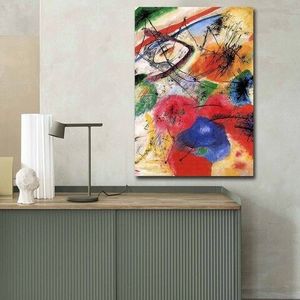 Tablou decorativ, 70100FAMOUSART-065, Canvas, 70 x 100 cm, Multicolor imagine
