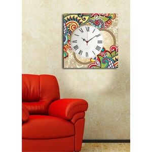 Ceas de perete, 4545CS-44, Canvas, Dimensiune: 45 x 45, Multicolor imagine