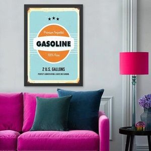 Tablou decorativ, Gasoline (35 x 45), MDF , Polistiren, Multicolor imagine
