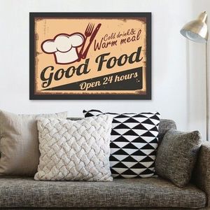 Tablou decorativ, Good Food (35 x 45), MDF , Polistiren, Multicolor imagine