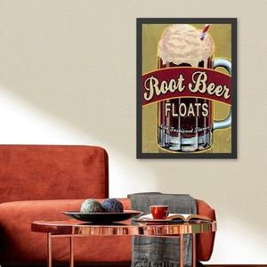 Tablou decorativ, Root Beer (35 x 45), MDF , Polistiren, Multicolor imagine