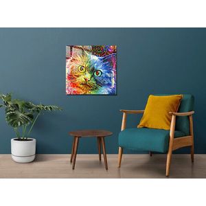Tablou decorativ, 1248, Sticla temperata, Dimensiune: 60 x 60 cm, Multicolor imagine