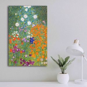 Tablou decorativ, 4570KLIMT001, Canvas , Lemn, Multicolor imagine