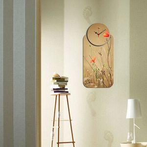 Set ceas si tablou decorativ, YMS-65, MDF , Dimensiune: 68 x 32 cm, Multicolor imagine