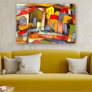 Tablou decorativ, CAM1042732249, Sticla temperata, Dimensiune: 40 x 60 cm, Multicolor imagine