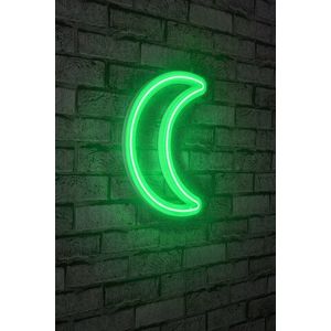 Decoratiune luminoasa LED, Crescent, Benzi flexibile de neon, DC 12 V, Verde imagine