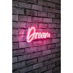 Decoratiune luminoasa LED, Dream, Benzi flexibile de neon, DC 12 V, Roz imagine