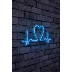 Decoratiune luminoasa LED, Love Rhythm, Benzi flexibile de neon, DC 12 V, Albastru imagine