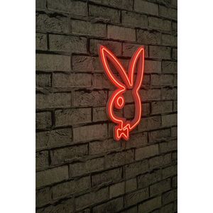Decoratiune luminoasa LED, Playboy, Benzi flexibile de neon, DC 12 V, Rosu imagine