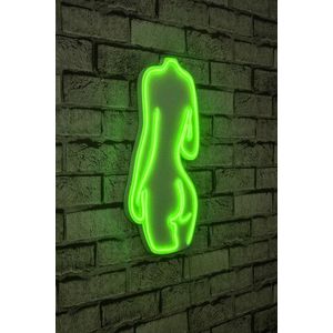 Decoratiune luminoasa LED, Sexy Woman, Benzi flexibile de neon, DC 12 V, Verde imagine