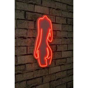 Decoratiune luminoasa LED, Sexy Woman, Benzi flexibile de neon, DC 12 V, Rosu imagine