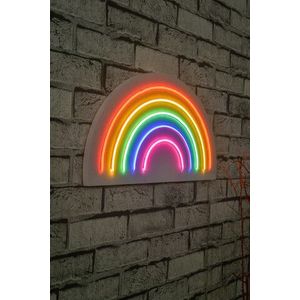 Decoratiune luminoasa LED, Rainbow, Benzi flexibile de neon, DC 12 V, Multicolor imagine