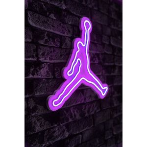 Decoratiune luminoasa LED, Basketball, Benzi flexibile de neon, DC 12 V, Roz imagine