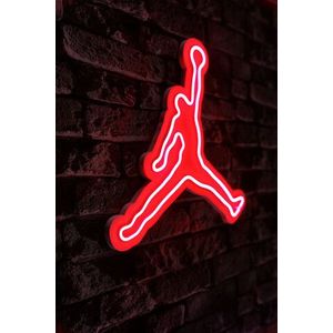 Decoratiune luminoasa LED, Basketball, Benzi flexibile de neon, DC 12 V, Rosu imagine
