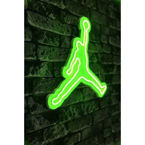 Decoratiune luminoasa LED, Basketball, Benzi flexibile de neon, DC 12 V, Verde imagine