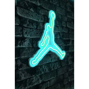 Decoratiune luminoasa LED, Basketball, Benzi flexibile de neon, DC 12 V, Albastru imagine