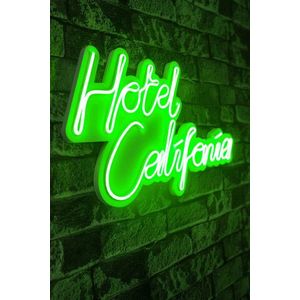 Decoratiune luminoasa LED, Hotel California, Benzi flexibile de neon, DC 12 V, Verde imagine