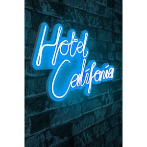 Decoratiune luminoasa LED, Hotel California, Benzi flexibile de neon, DC 12 V, Albastru imagine