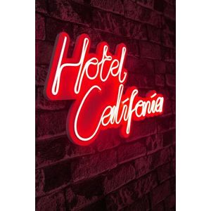 Decoratiune luminoasa LED, Hotel California, Benzi flexibile de neon, DC 12 V, Rosu imagine