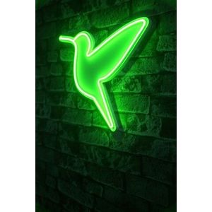Decoratiune luminoasa LED, Little Bird, Benzi flexibile de neon, DC 12 V, Verde imagine