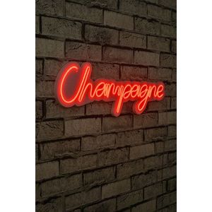 Decoratiune luminoasa LED, Champagne, Benzi flexibile de neon, DC 12 V, Rosu imagine