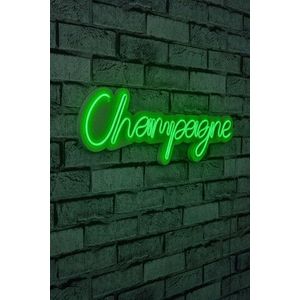 Decoratiune luminoasa LED, Champagne, Benzi flexibile de neon, DC 12 V, Verde imagine