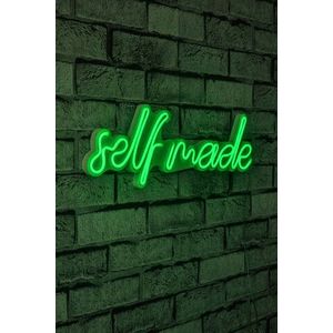 Decoratiune luminoasa LED, Self Made, Benzi flexibile de neon, DC 12 V, Verde imagine