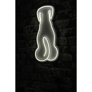 Decoratiune luminoasa LED, Doggy, Benzi flexibile de neon, DC 12 V, Alb imagine