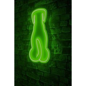 Decoratiune luminoasa LED, Doggy, Benzi flexibile de neon, DC 12 V, Verde imagine
