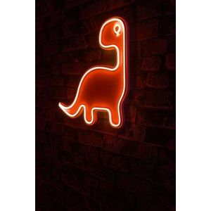 Decoratiune luminoasa LED, Dino the Dinosaur, Benzi flexibile de neon, DC 12 V, Rosu imagine