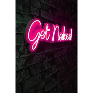 Decoratiune luminoasa LED, Get Naked, Benzi flexibile de neon, DC 12 V, Roz imagine