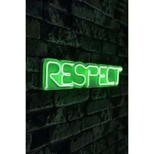 Decoratiune luminoasa LED, Respect, Benzi flexibile de neon, DC 12 V, Verde imagine