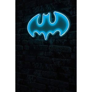 Decoratiune luminoasa LED, Batman Bat Light, Benzi flexibile de neon, DC 12 V, Albastru imagine