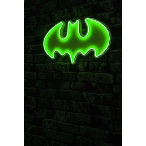Decoratiune luminoasa LED, Batman Bat Light, Benzi flexibile de neon, DC 12 V, Verde imagine