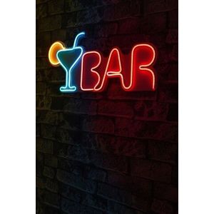 Decoratiune luminoasa LED, Bar, Benzi flexibile de neon, DC 12 V, Multicolor imagine