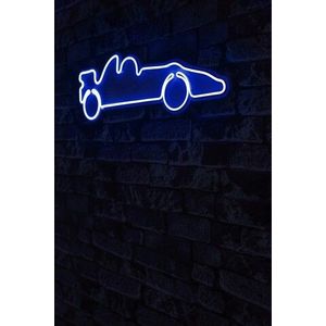 Decoratiune luminoasa LED, Formula 1 Race Car, Benzi flexibile de neon, DC 12 V, Albastru imagine