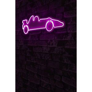 Decoratiune luminoasa LED, Formula 1 Race Car, Benzi flexibile de neon, DC 12 V, Roz imagine
